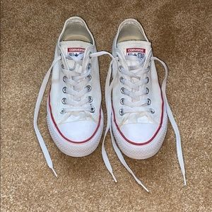 White low top Converse
